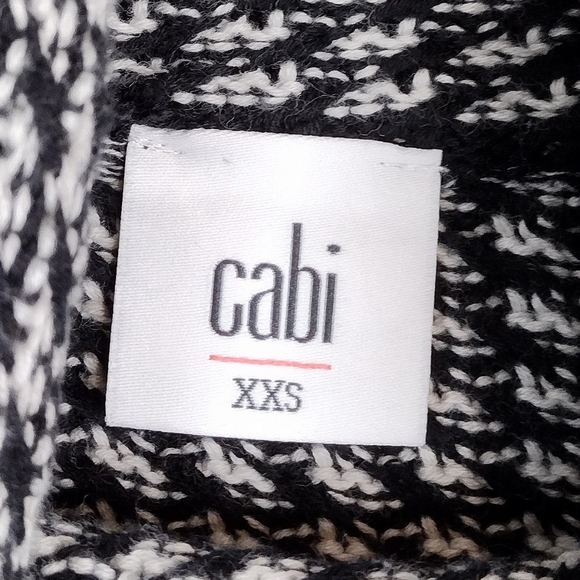 Cabi Fergie Cotton Knit Striped Cowlneck Sweater Size XXS - Picture 13 of 14